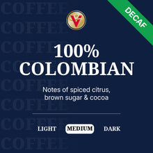 Load image into Gallery viewer, 100% Decaf Colombian, 80 Count, Medium Roast, Single Serve Coffee Pods for Keurig K-Cup Brewers