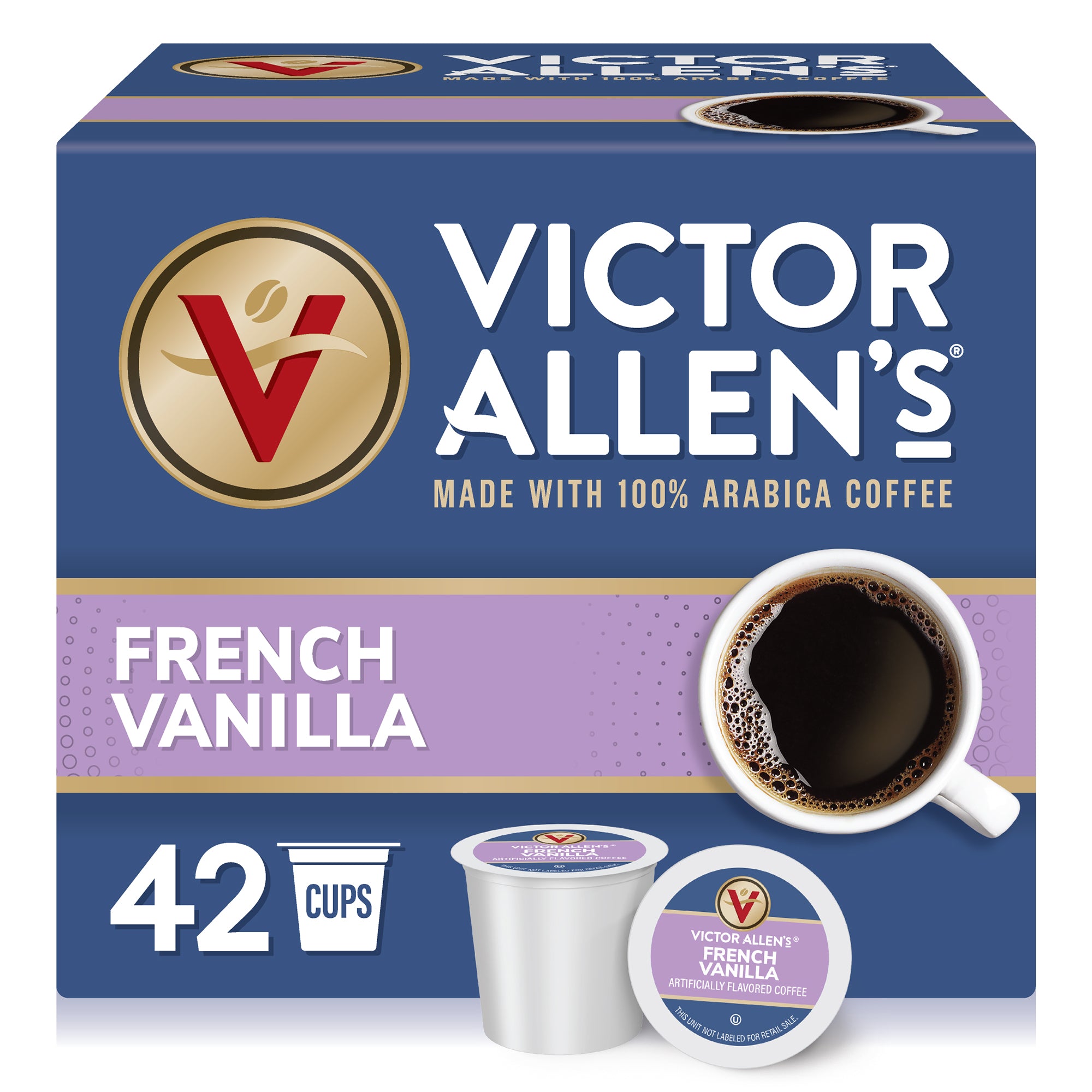 French Vanilla Flavored, Medium Roast, Single Serve Coffee Pods for Ke –  Victor Allen