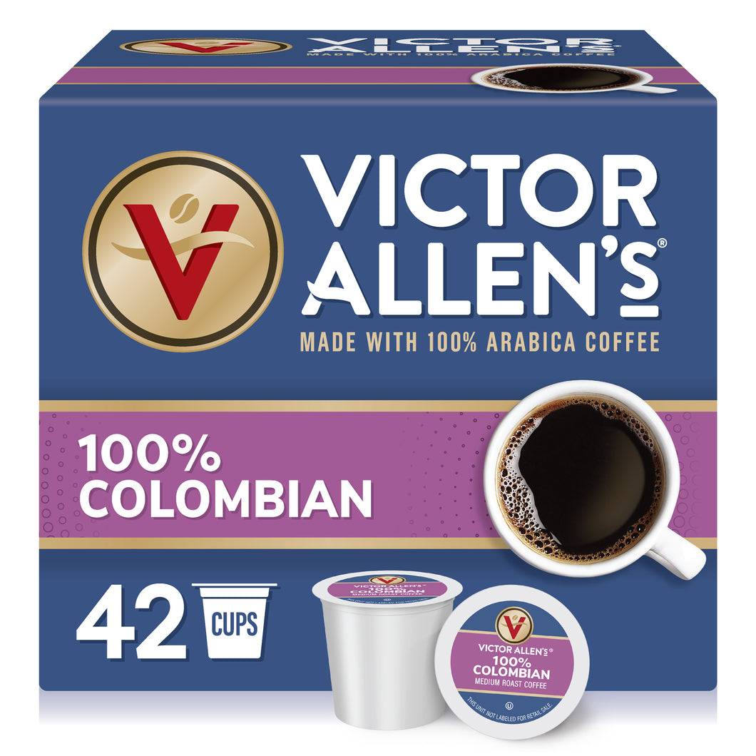100% Colombian Coffee, Single Serve Coffee Pods for Keurig K-Cup Brewers