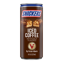 Load image into Gallery viewer, Iced Latte, Snickers Flavored, Ready to Drink, 12 Pack - 8oz Cans
