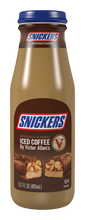 Load image into Gallery viewer, Iced Latte, Snickers Flavored, Ready to Drink, 12 Pack - 13.7oz Bottles