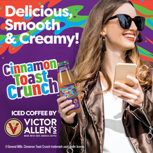 Load image into Gallery viewer, Iced Latte, Cinnamon Toast Crunch Flavored, Ready to Drink, 12 Pack - 13.7oz Bottles