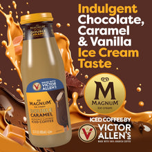 Load image into Gallery viewer, Iced Latte, Magnum Double Chocolate Caramel Iced Coffee Flavored, Ready to Drink, 12 Pack - 13.7oz Bottles