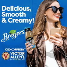 Load image into Gallery viewer, Iced Latte, Breyer's Cookies & Cream Flavored, Ready to Drink, 12 Pack - 8oz Cans