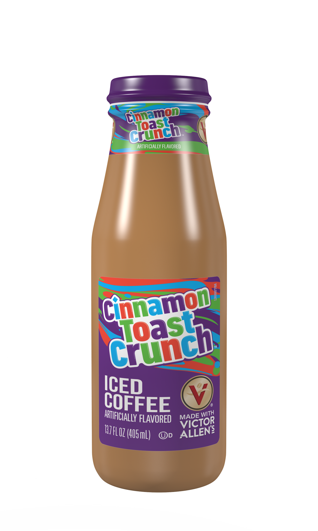 Iced Latte, Cinnamon Toast Crunch Flavored, Ready to Drink, 12 Pack - 13.7oz Bottles
