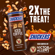 Load image into Gallery viewer, Iced Latte, Snickers Flavored, Ready to Drink, 12 Pack - 8oz Cans