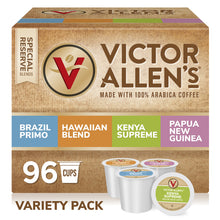 Load image into Gallery viewer, Victor Allen&#39;s Coffee, Coffee Around The World Variety Pack, 96 Count, Single Serve Coffee Pods for Keurig K-Cup Brewers
