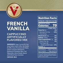 Load image into Gallery viewer, French Vanilla Cappuccino Single Serve Cups for Keurig K-Cup Brewers