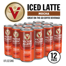 Load image into Gallery viewer, Iced Latte, Mocha Flavored, Ready to Drink, 12 Pack - 8oz Cans