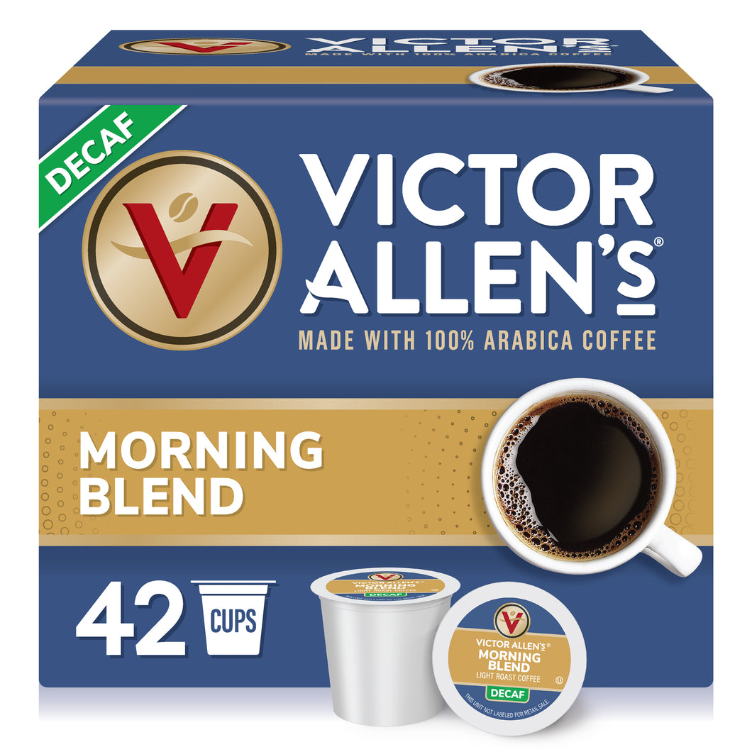 Decaf Morning Blend, Light Roast, Single Serve Coffee Pods for Keurig K-Cup Brewers