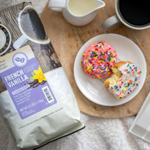 Load image into Gallery viewer, French Vanilla, Medium Roast, Whole Bean Coffee, 2.5lb Bag