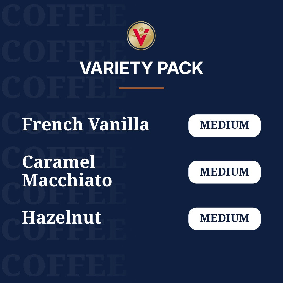 Flavored Variety Pack Single Serve Coffee Pods for Keurig K-Cup