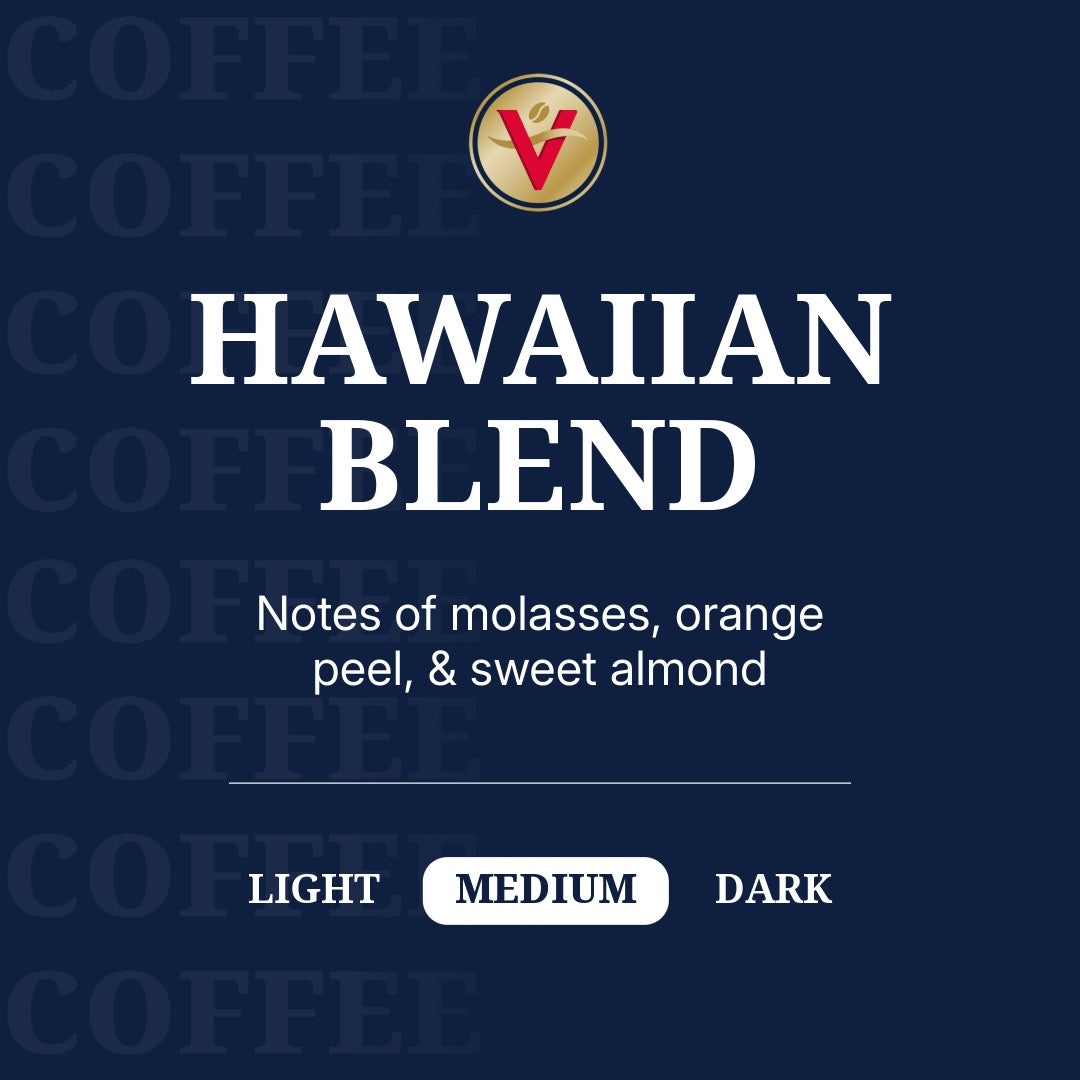 Hawaiian Blend, Medium Roast, Single Serve Coffee Pods for Keurig