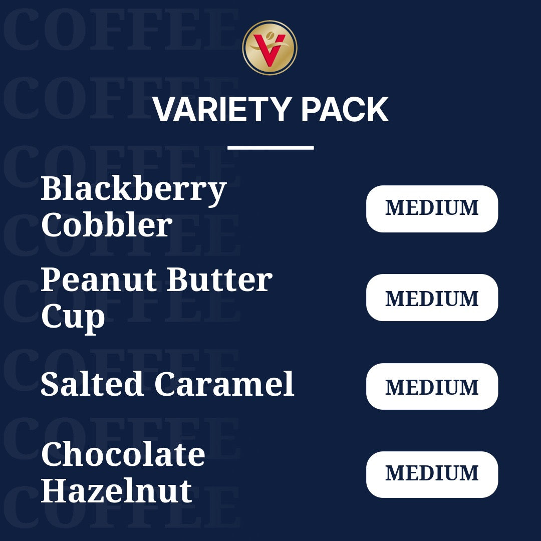 Sweet and Salty Variety Pack, Medium Roast, 96 Count, Single Serve