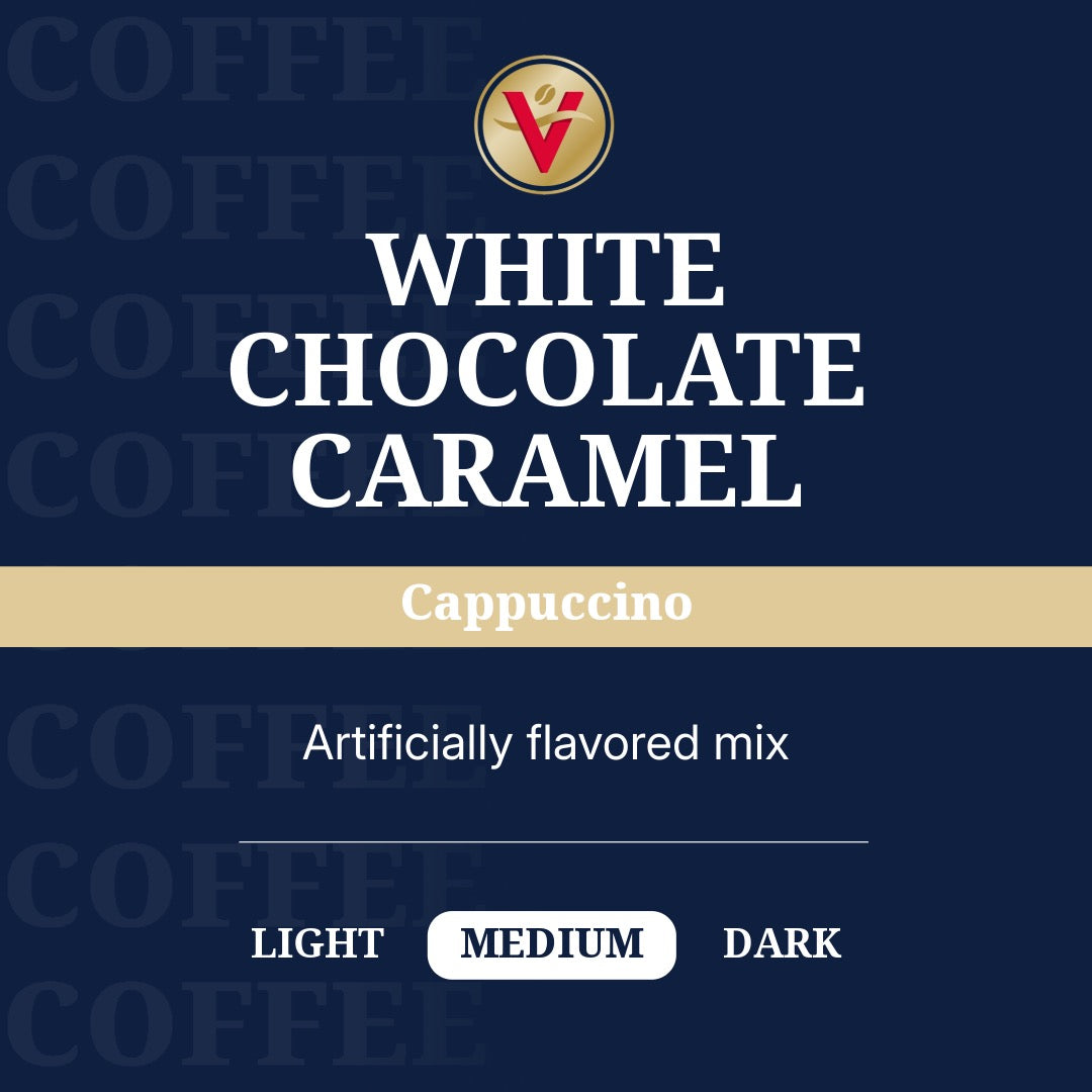 White Chocolate Caramel Flavored Cappuccino Mix, Single Serve K
