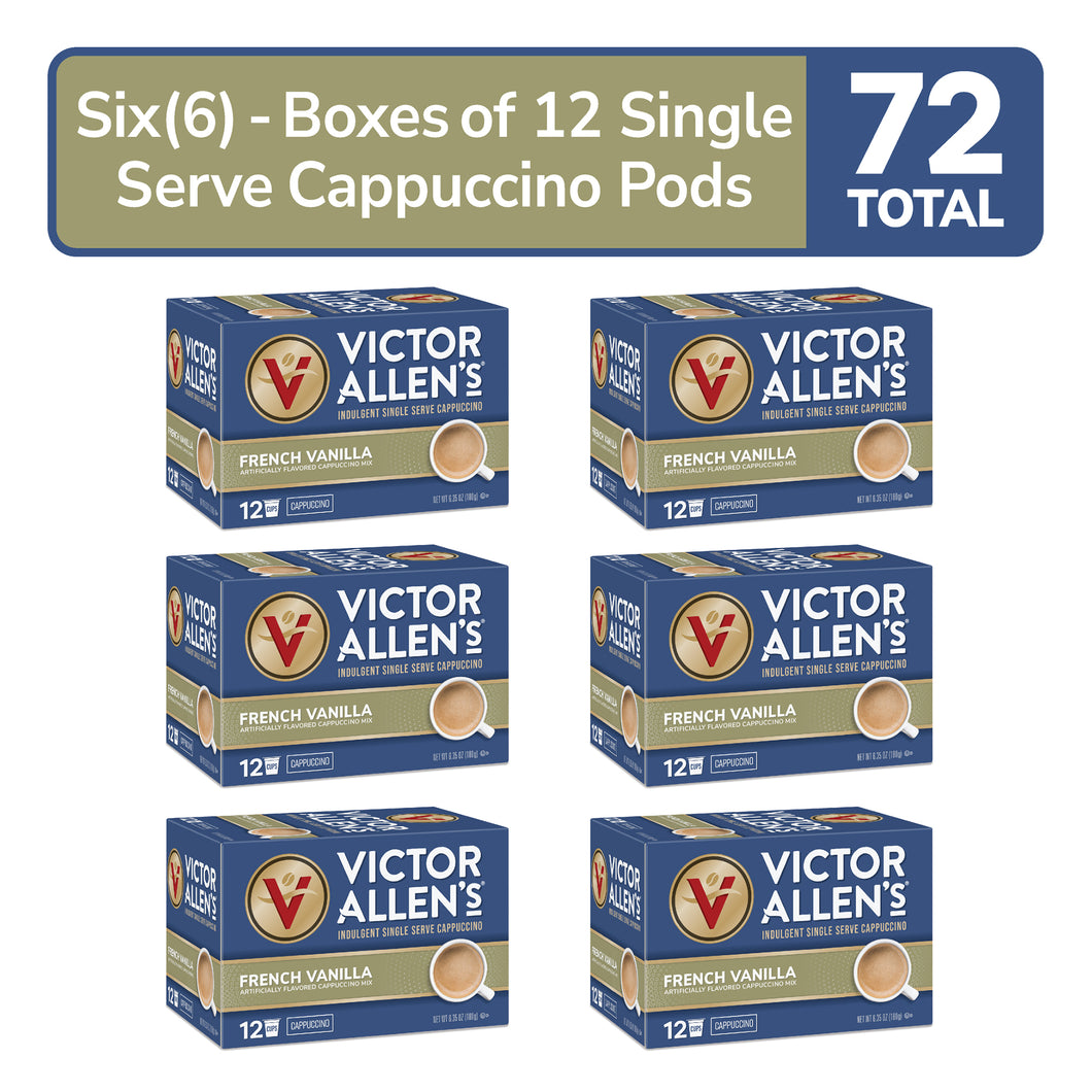 French Vanilla Cappuccino Single Serve Cups for Keurig K-Cup Brewers