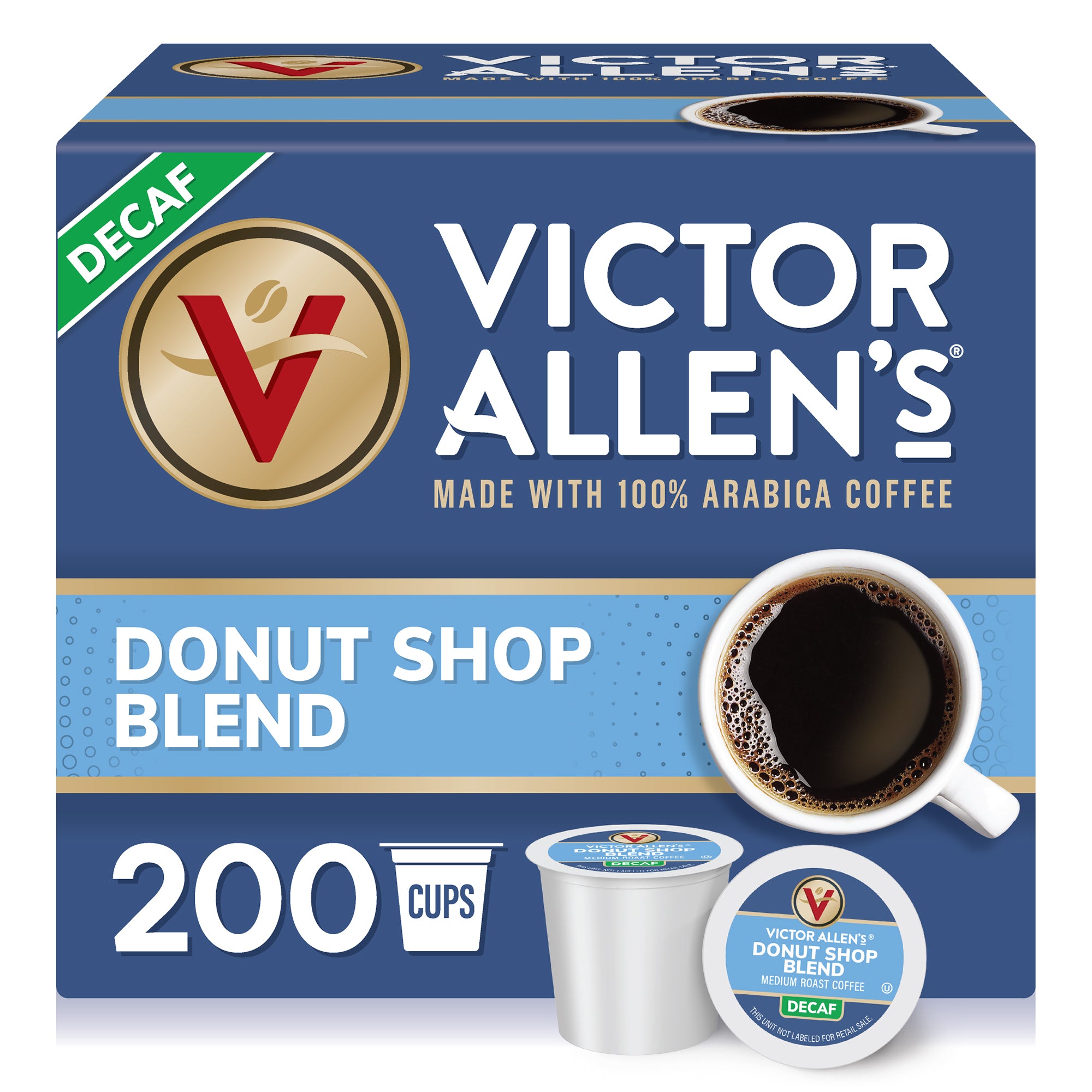 The Original Donut Shop Decaf K-Cup Pods – Medium Roast – 96 Count – Compatible With Keurig