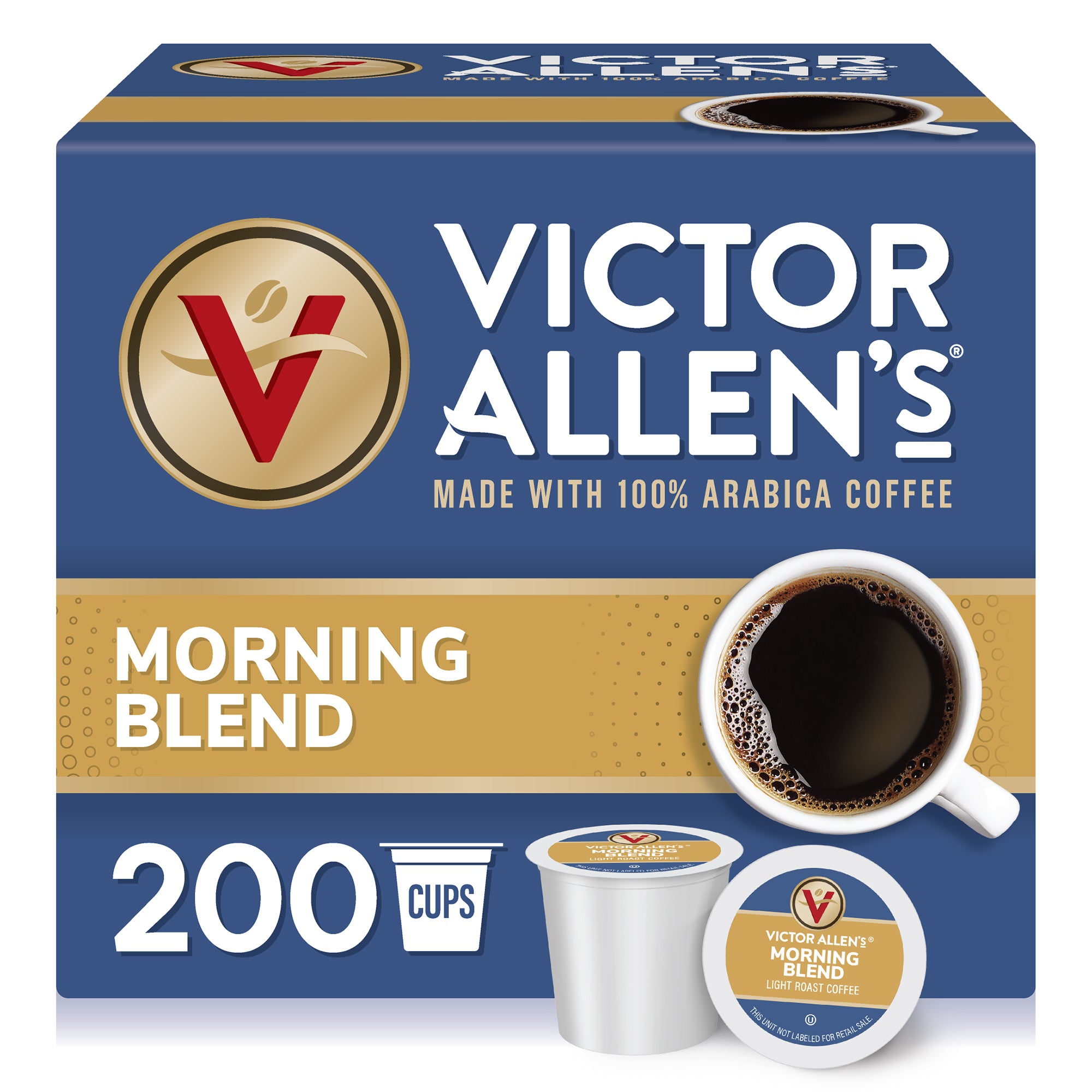 Morning Blend, Light Roast, Single Serve Coffee Pods for Keurig K