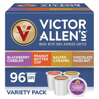 Sweet and Salty Variety Pack, Medium Roast, 96 Count, Single Serve Coffee Pods for Keurig K-Cup Brewers