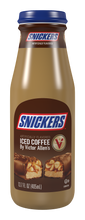 Load image into Gallery viewer, Iced Latte, Snickers Flavored, Ready to Drink, 12 Pack - 13.7oz Bottles
