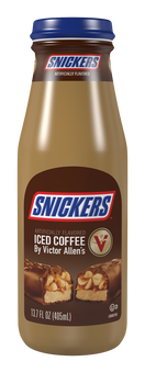 Iced Latte, Snickers Flavored, Ready to Drink, 12 Pack - 13.7oz Bottles