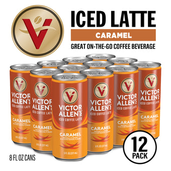 Iced Latte, Caramel Flavored, Ready to Drink, 12 Pack - 8oz Cans