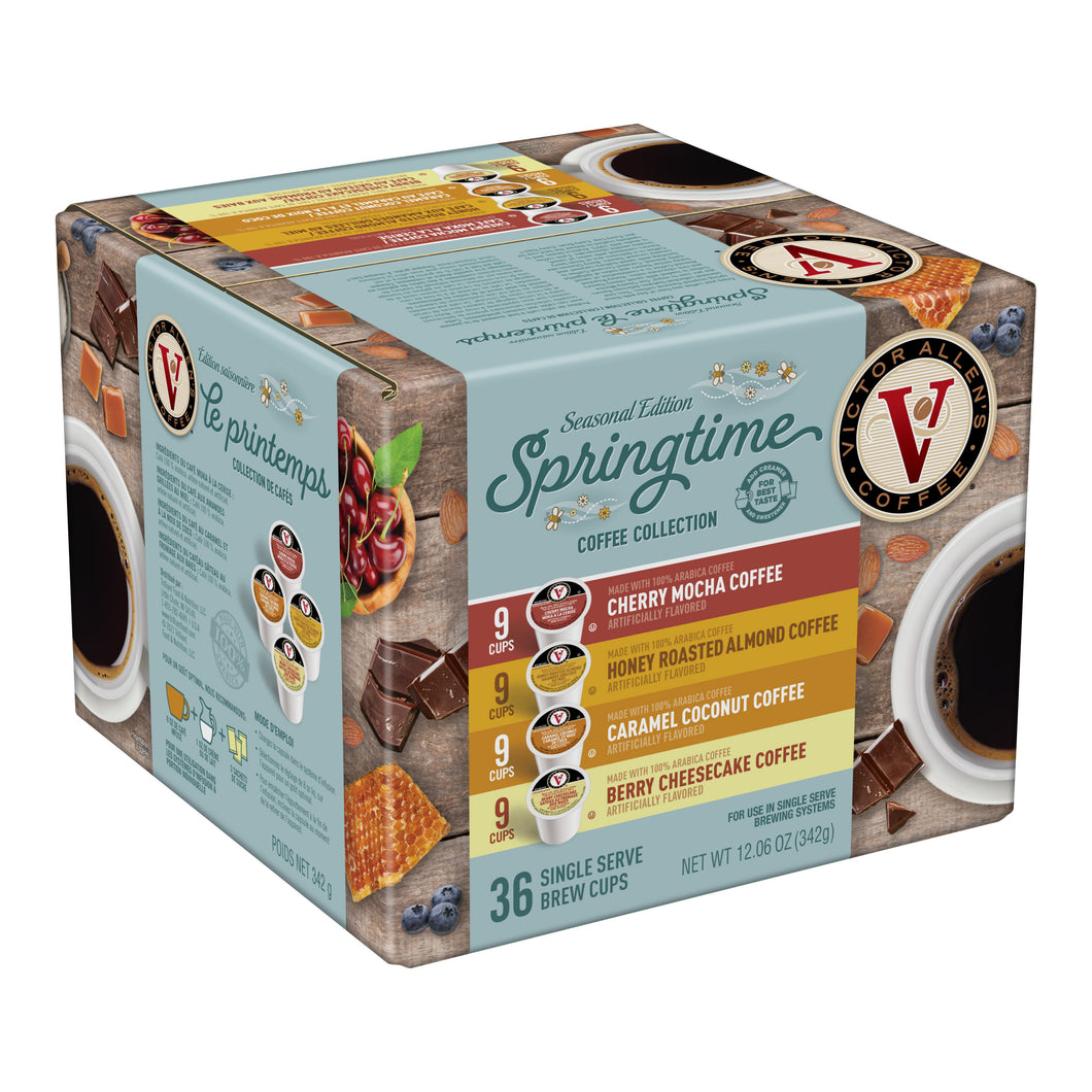 Victor Allen's Coffee Springtime Coffee Variety Pack, Medium Roast, 36 Victor Allen's Coffee Springtime Coffee Variety Pack, Medium Roast, 36