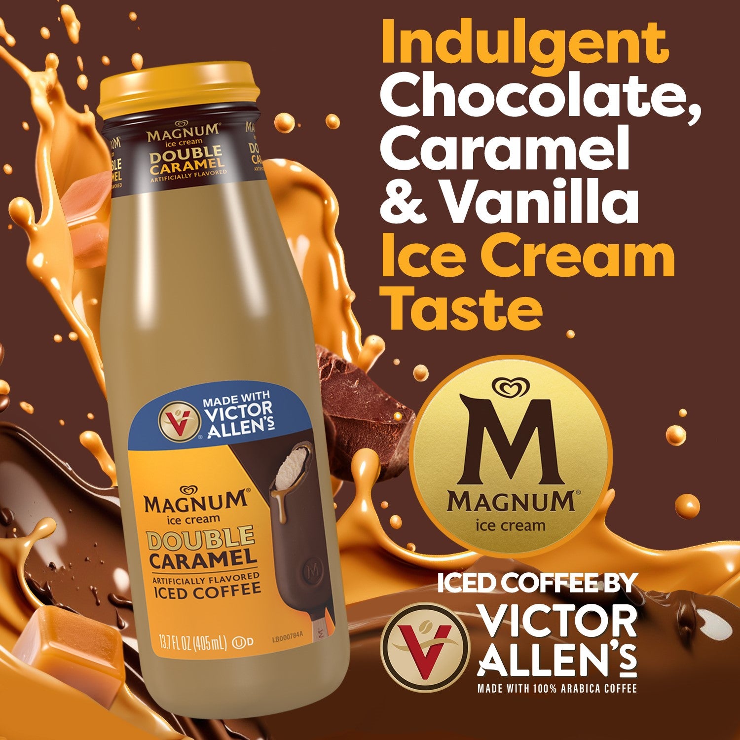Victor Allen's Coffee Magnum Double Caramel Chocolate Iced Coffee