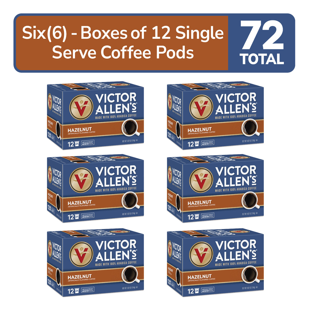 Hazelnut, Medium Roast, Single Serve Coffee Pods for Keurig K-Cup Brewers