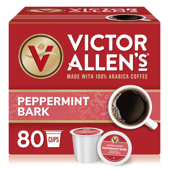 Peppermint Bark, Medium Roast, Single Serve Coffee Pods for Keurig K-Cup Brewers