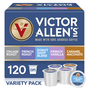 Variety Pack, Light-Dark Roasts, 120 Count, Single Serve Coffee Pods for Keurig K-Cup Brewers