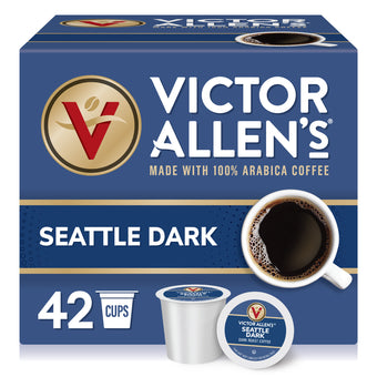 Seattle Dark, Dark Roast, Single Serve Coffee Pods for Keurig K-Cup Brewers