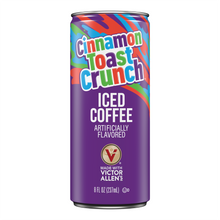 Load image into Gallery viewer, Iced Latte, Cinnamon Toast Crunch Flavored, Ready to Drink, 12 Pack - 8oz Cans
