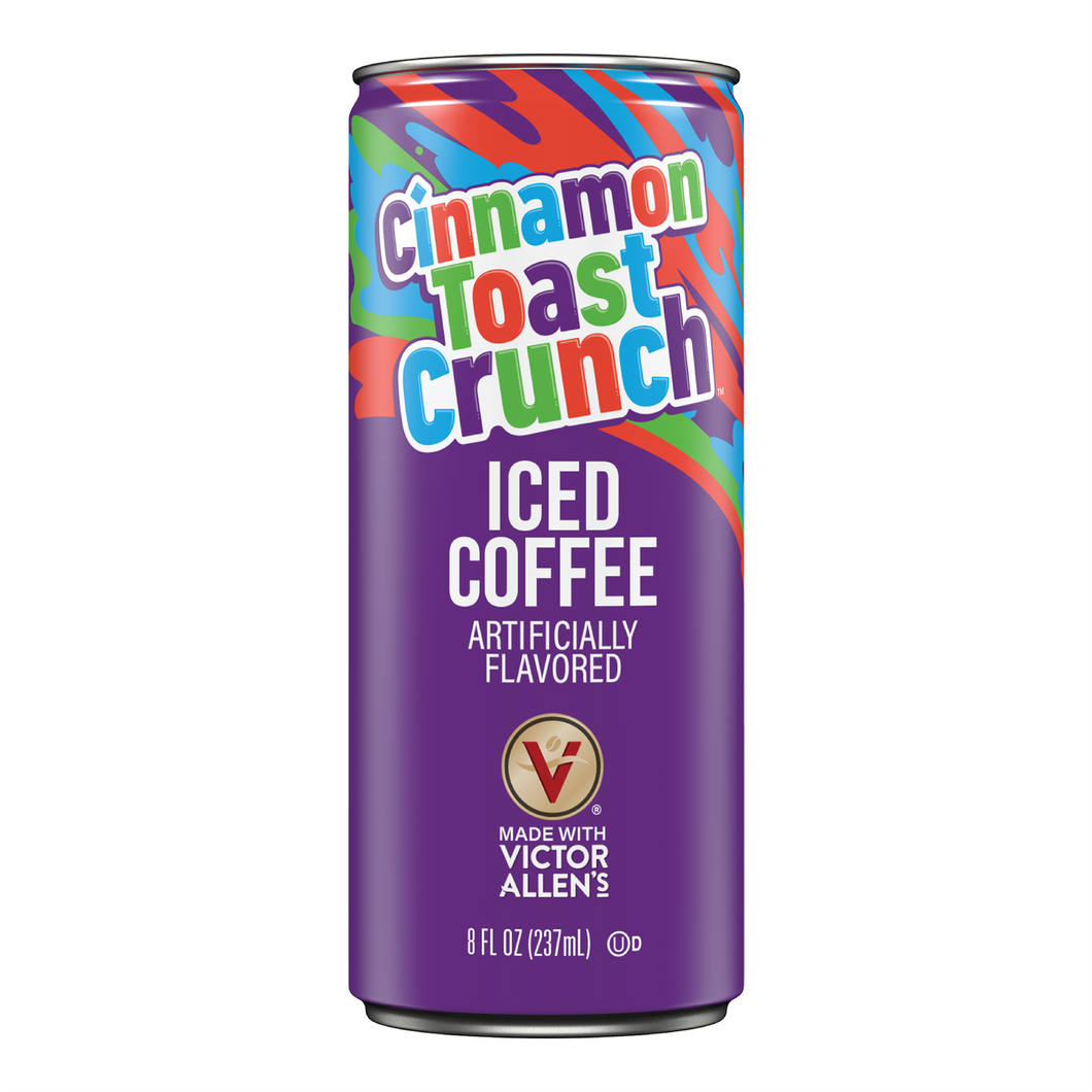 Iced Latte, Cinnamon Toast Crunch Flavored, Ready to Drink, 12 Pack - 8oz Cans