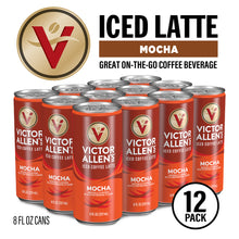 Load image into Gallery viewer, Iced Latte, Mocha Flavored, Ready to Drink, 12 Pack - 8oz Cans
