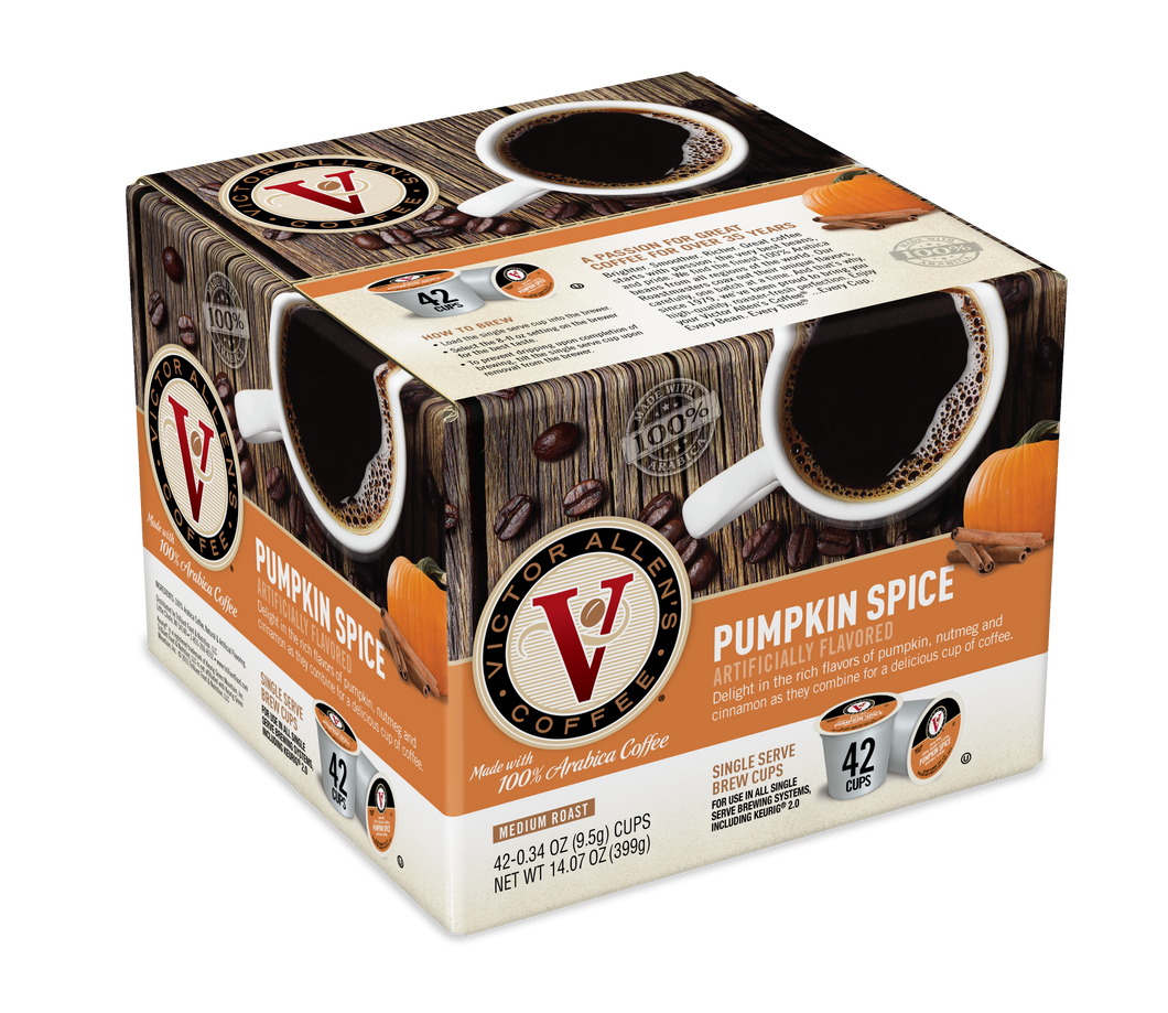 Pumpkin Spice, Medium Roast, Single Serve Coffee Pods for Keurig K-Cup Brewers
