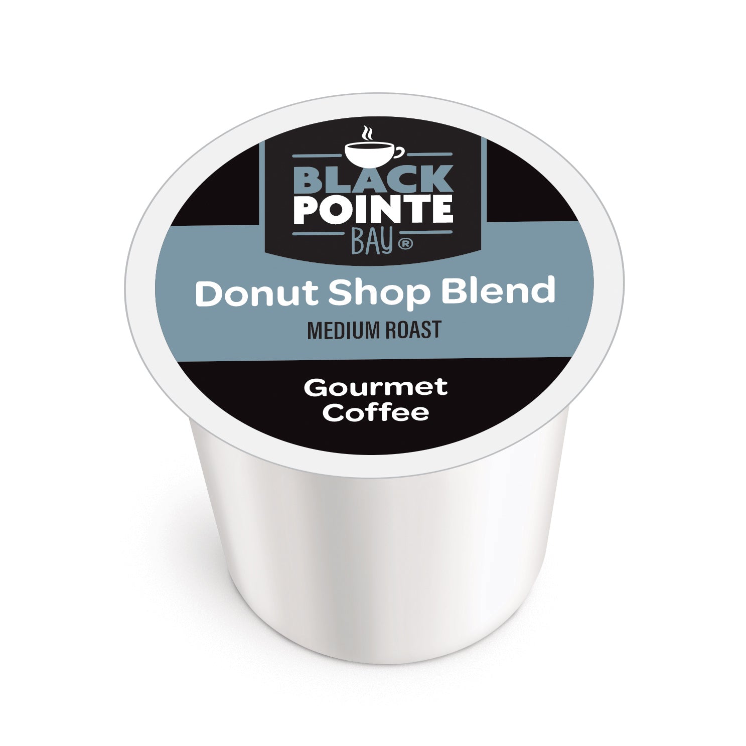 Black Pointe Bay, Donut Shop Blend, Medium Roast, 80 Count Single Serve Coffee Pods for Keurig K-Cup Brewers